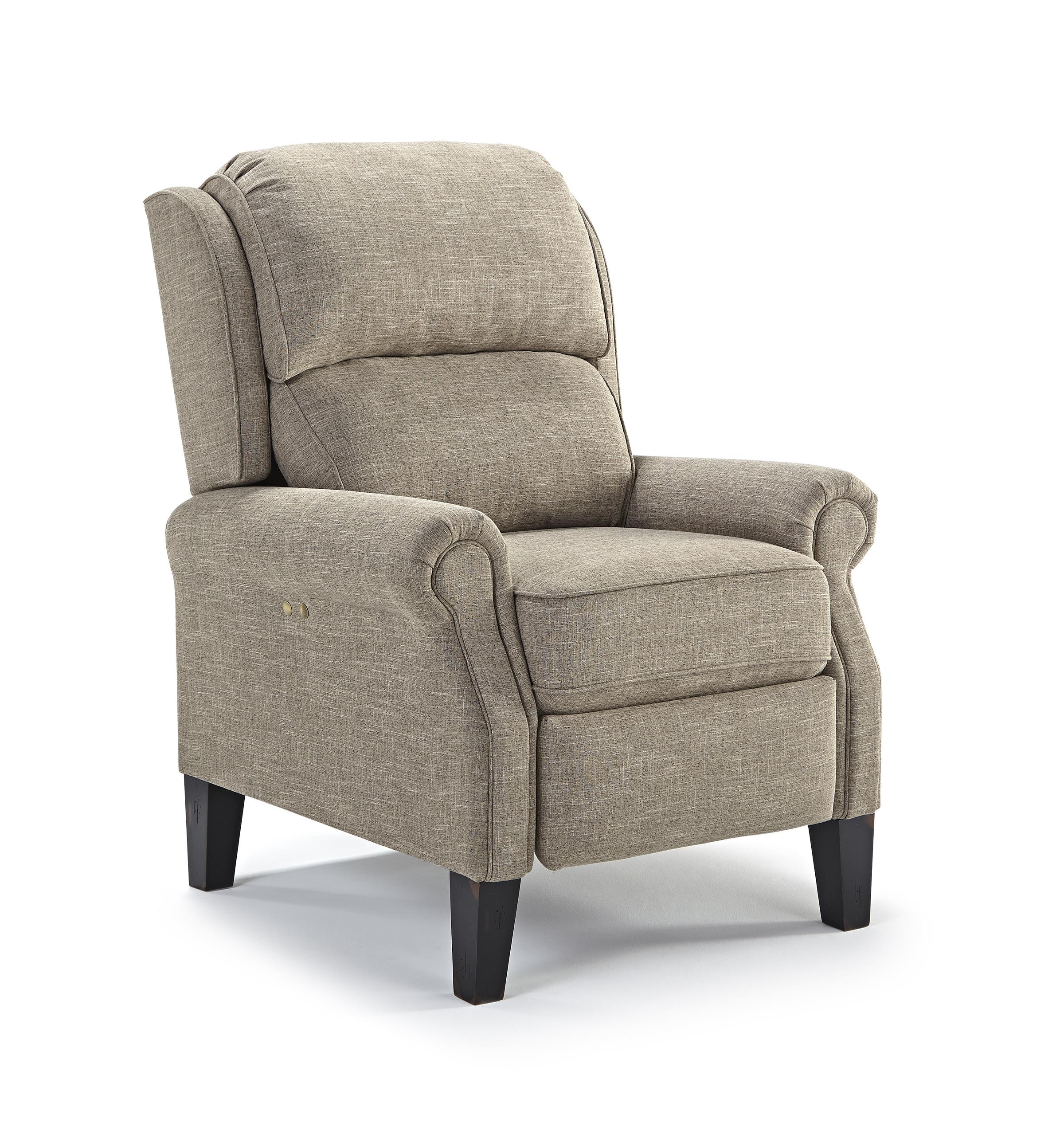 Straight shop back recliners